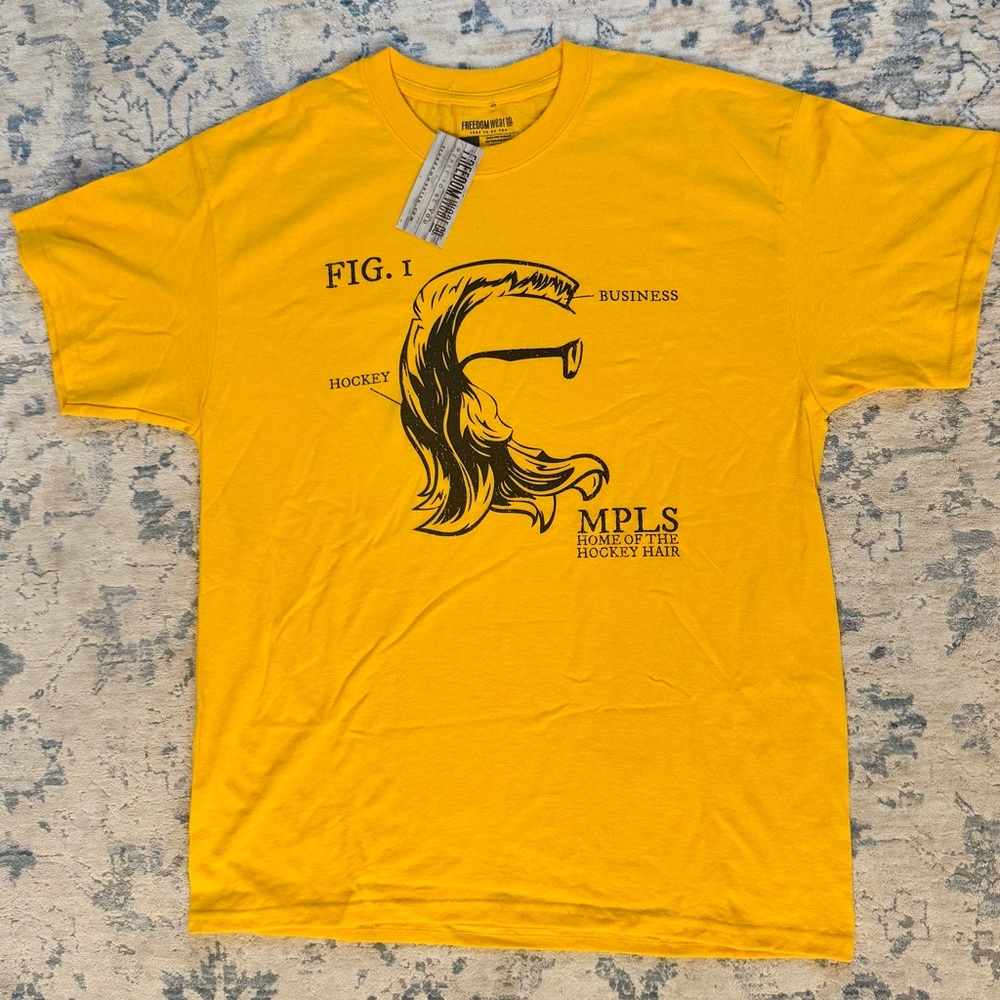 Minnesota Hockey Hair Tee Shirt